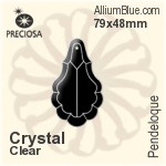 Preciosa Pendeloque (1003) 129x76mm - Metal Coating
