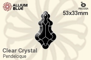 Preciosa Pendeloque (1006) 53x33mm - Clear Crystal