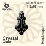 Preciosa Pendeloque (1006) 92x52mm - Colour Coating