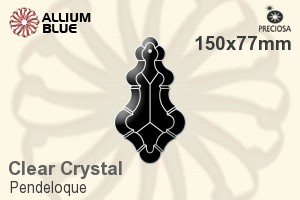 Preciosa Pendeloque (1006) 150x77mm - Clear Crystal