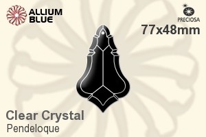 Preciosa Pendeloque (1008) 77x48mm - Clear Crystal