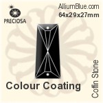 Preciosa Coffin Stone (115) 64x29x27mm - Colour Coating
