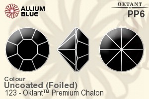 Oktant™ Premium Chaton (123) PP6 - Color With Gold Foiling