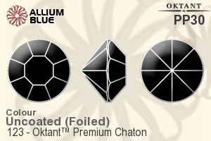 Oktant™ Premium Chaton (123) PP30 - Color With Gold Foiling