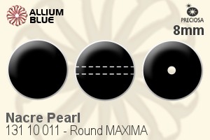 PRECIOSA Round Pearl 1H MXM 8 pearlesc.Khaki