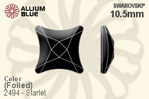 Swarovski Starlet Flat Back Hotfix (2494) 10.5mm - Color With Aluminum Foiling
