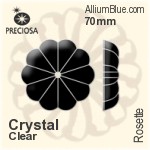 Preciosa Rosette (2528) 70mm - Clear Crystal