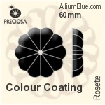 Preciosa Rosette (2528) 60mm - Metal Coating