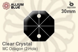 プレシオサ MC Octagon (2-Hole) (2552) 30mm - クリスタル