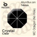 Preciosa MC Octagon (No Hole) (2570) 12mm - Colour Coating