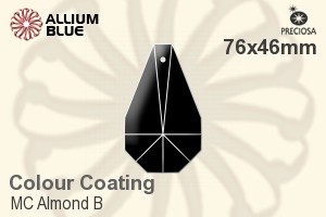 Preciosa MC Almond B (2593) 76x46mm - Colour Coating