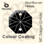 プレシオサ MC Octagon (2-Hole) (2611) 18mm - Colour Coating