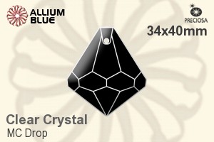 Preciosa MC Drop (2626) 34x40mm - Clear Crystal