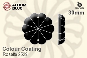 Preciosa Rosette 2529 (2660) 30mm - Colour Coating