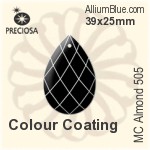 Preciosa MC Almond 505 (2661) 51x33mm - Clear Crystal