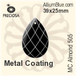 Preciosa MC Almond 505 (2661) 39x25mm - Clear Crystal