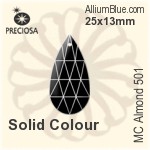 Preciosa MC Almond 501 (2662) 25x13mm - Metal Coating