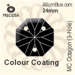 Preciosa MC Octagon (3-Hole) (2669) 18mm - Colour Coating