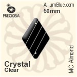 Preciosa MC Almond (2698) 60mm - Metal Coating