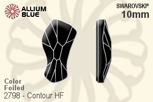 Swarovski Contour Flat Back Hotfix (2798) 10mm - Color With Aluminum Foiling