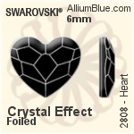 スワロフスキー XILION Rose Enhanced ラインストーン (2058) SS7 - カラー 裏面プラチナフォイル