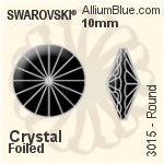 Swarovski Princess Baguette Fancy Stone (4547) 15x5mm - Clear Crystal With Platinum Foiling