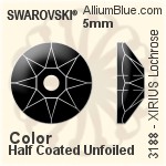 Swarovski XIRIUS Lochrose Sew-on Stone (3188) 6mm - Color With Platinum Foiling