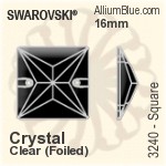 施華洛世奇 XILION Chaton (1028) SS24 - Crystal (Ordinary Effects) With Platinum Foiling