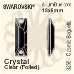 Swarovski XILION Rose Enhanced Flat Back No-Hotfix (2058) SS20 - Crystal Effect With Platinum Foiling