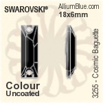 施華洛世奇 衛星 手縫石 (3200) 14mm - 顏色 白金水銀底