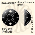 Swarovski XIRIUS Sew-on Stone (3288) 10mm - Crystal Effect Unfoiled