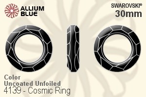 スワロフスキー Cosmic Ring ファンシーストーン (4139) 30mm - カラー（コーティングなし） 裏面にホイル無し