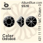 Preciosa MC Chaton OPTIMA (431 11 111) SS28 - Color Unfoiled