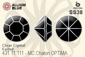 PRECIOSA Chaton O ss38 crystal G