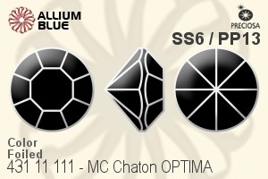 PRECIOSA Chaton O ss6/pp13 g.quartz G