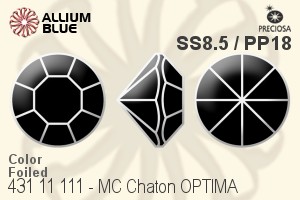 PRECIOSA Chaton O ss8.5/pp18 sapphire G