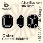Preciosa MC Octagon MAXIMA Fancy Stone (435 34 222) 12x10mm - Color Unfoiled