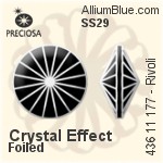 Preciosa MC Rivoli (436 11 177) SS29 - Crystal Effect With Dura™ Foiling