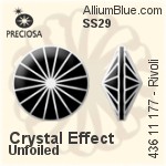 Preciosa MC Rivoli MAXIMA (436 11 177) SS29 - Crystal Effect Unfoiled