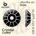 Preciosa プレシオサ MC マシーンカットチャトン OPTIMA (431 11 111) SS39 - カラー 裏面ゴールドフォイル
