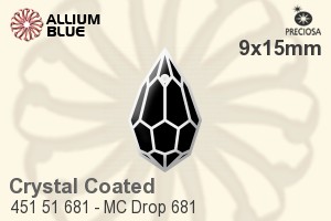 Preciosa MC Drop 681 Pendant (451 51 681) 9x15mm - Crystal Effect