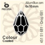 Preciosa MC Drop 681 Pendant (451 51 681) 9x15mm - Color