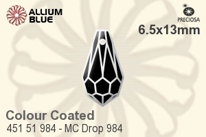 Preciosa MC Drop 984 Pendant (451 51 984) 6.5x13mm - Color (Coated)
