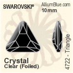 施華洛世奇 Triangle花式石爪托 (4722/S) 10mm - 無鍍層
