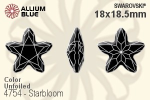 Swarovski Starbloom Fancy Stone (4754) 18x18.5mm - Color Unfoiled