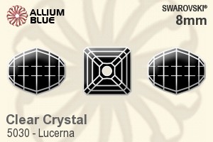 Swarovski Lucerna Bead (5030) 8mm - Clear Crystal