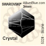 Swarovski XILION Rose Flat Back Hotfix (2038) SS6 - Crystal Effect With Silver Foiling