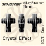 スワロフスキー Cross ビーズ (5378) 18mm - カラー