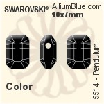 Swarovski Pendulum Bead (5514) 10x7mm - Crystal Effect