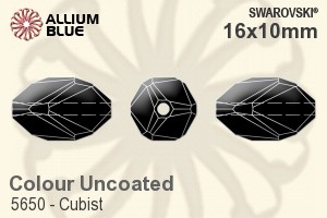 Swarovski Cubist Bead (5650) 16x10mm - Colour (Uncoated)